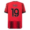 Original Trikotsatz AC Mailand Theo 19 Heimtrikot 2023-24 Für Kinder